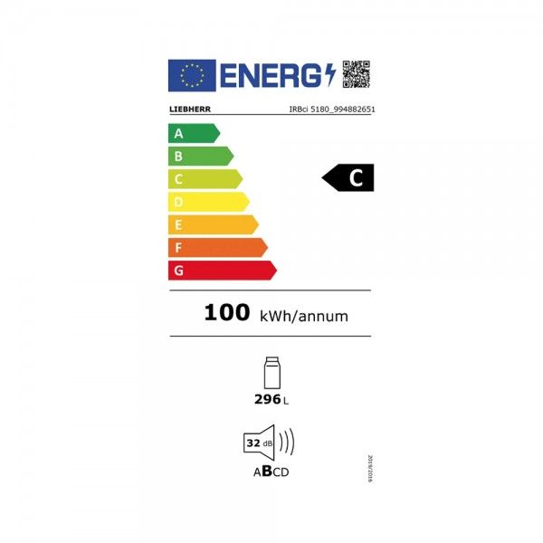 Frigorífico de Encastre LIEBHERR IRBci 5180 Peak BioFresh Frigorífico de Encastre LIEBHERR IRBci 5180 Peak BioFresh