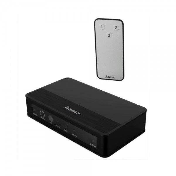 Switcher HAMA 00121770 4K HDMI 3x1