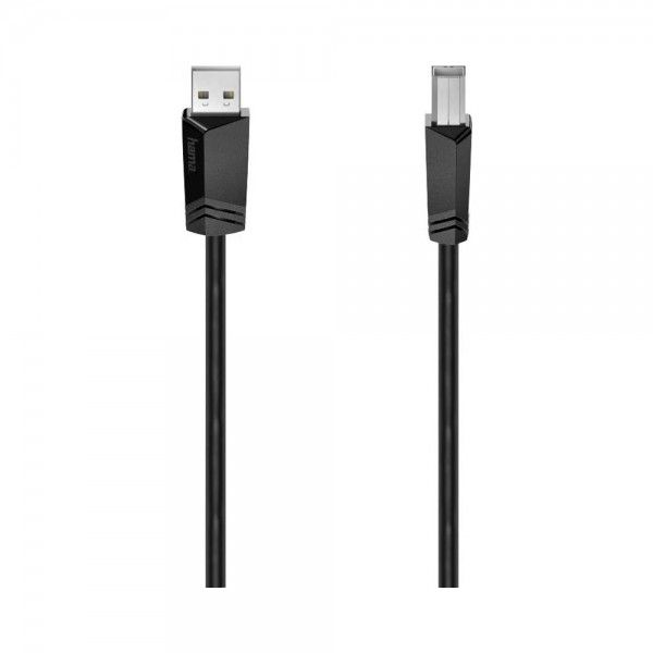 Cabo USB HAMA 2.0 USB-A M / USB-B M, 3m