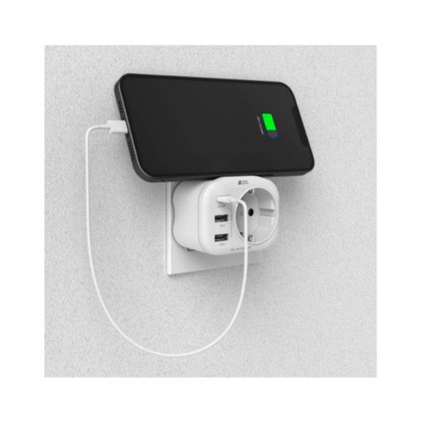 Adaptador Tomada HAMA 00223342 Adaptador Tomada HAMA 00223342