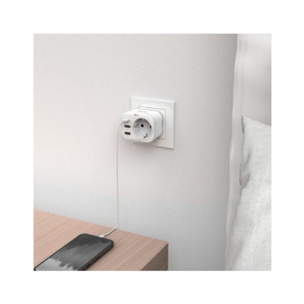 Adaptador Tomada HAMA 00223342 Adaptador Tomada HAMA 00223342