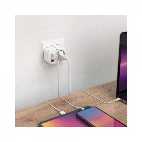 Adaptador Tomada HAMA 00223342 Adaptador Tomada HAMA 00223342