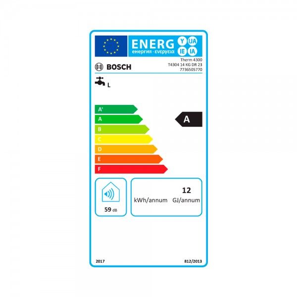 Esquentador BOSCH T4304 14 KG D (G�s Natural)