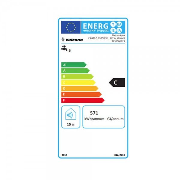 Termoacumulador NaturaAqua VULCANO ES 030 5 1200W VU M1S - KNWVB