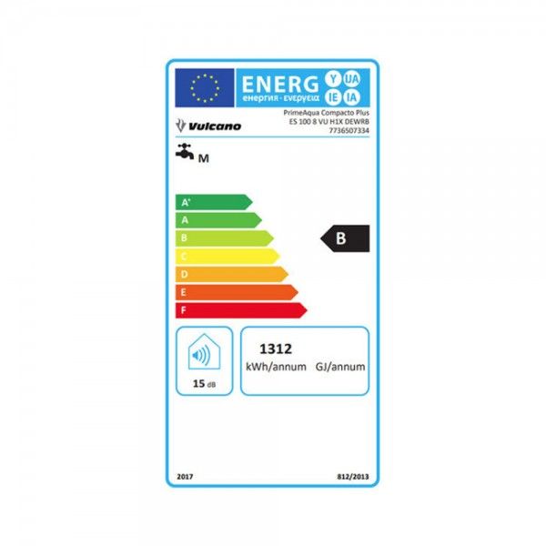 Termoacumulador PrimeAqua VULCANO ES 100 8 VU H1X DEWRB