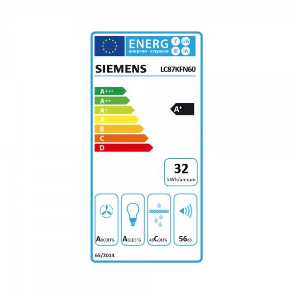 Exaustor de Parede SIEMENS iQ300 LC87KFN60