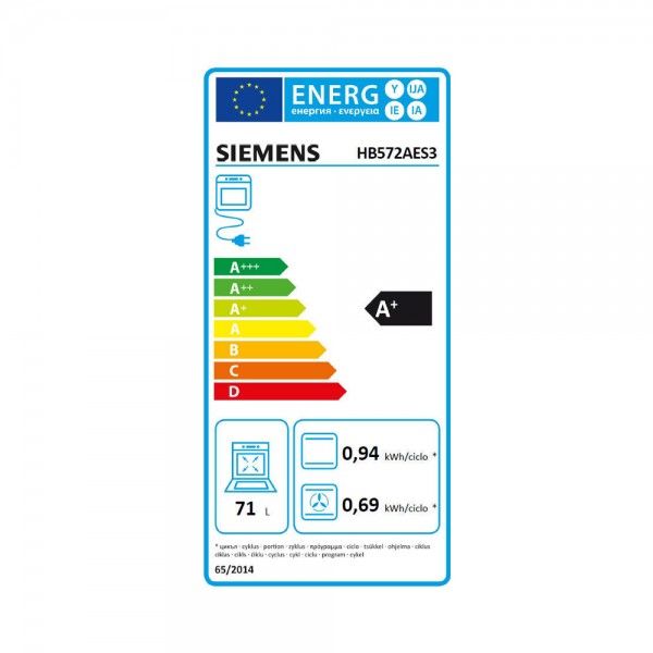 Forno SIEMENS HB572AES3 Forno SIEMENS HB572AES3
