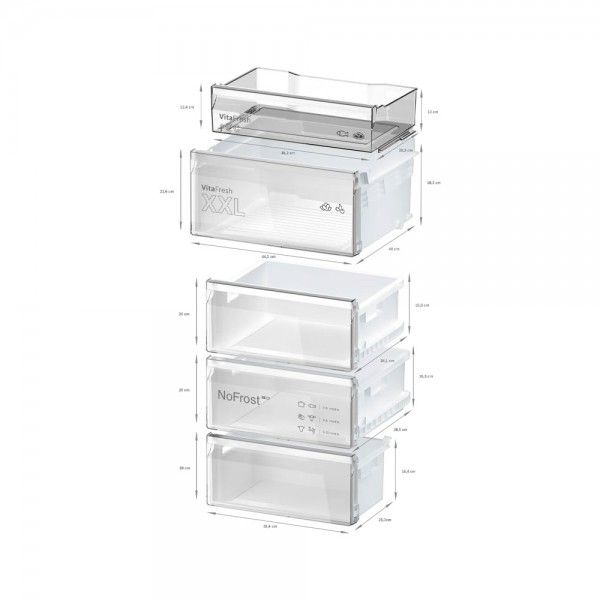 Frigor�fico Combinado BOSCH KGN392ICF