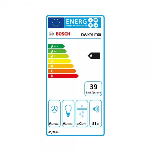Exaustor de Parede BOSCH DWK91LT60