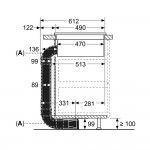 ACESS�RIO P/ INSTALA��O DE PLACA BOSCH HEZ9VDKR0