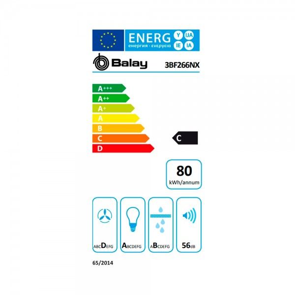 Exaustor de Encastre BALAY 3BF266NX