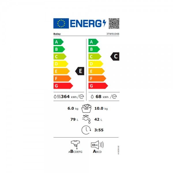 M�quina de Lavar e Secar BALAY 3TW9104B