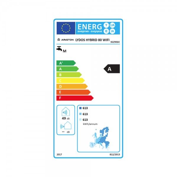 Termoacumulador ARISTON LYDOS HYBRID WIFI 80PR+ Termoacumulador ARISTON LYDOS HYBRID WIFI 80PR+