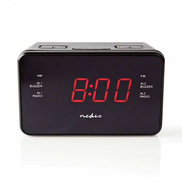 R�dio Despertador NEDIS CLAR002BK
