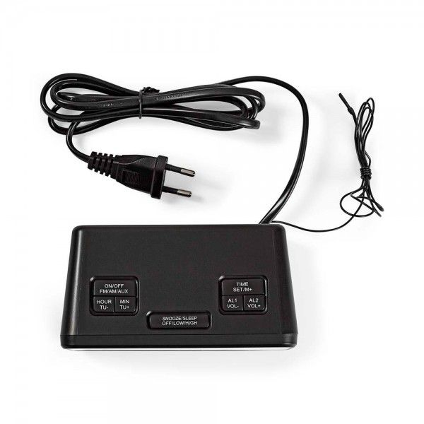 R�dio Despertador NEDIS CLAR002BK