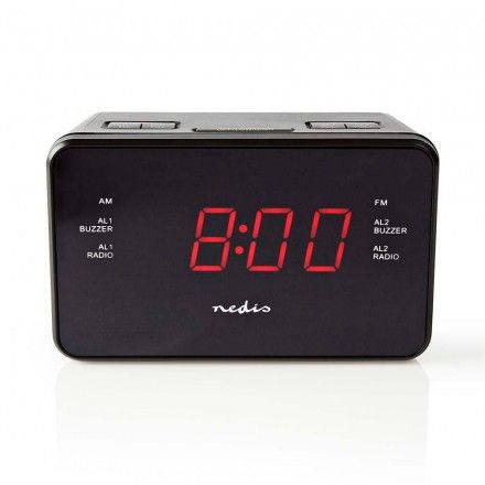 R�dio Despertador NEDIS CLAR002BK