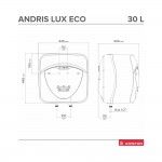 Termoacumulador ARISTON Andris Lux Eco 3100552