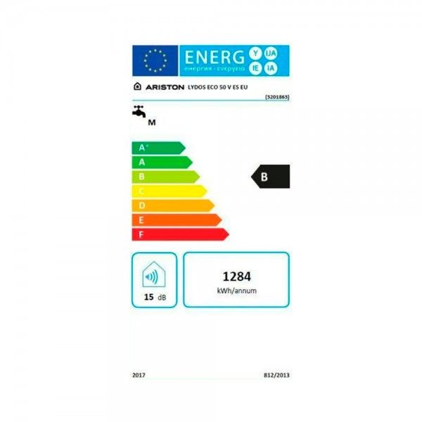 Termoacumulador ARISTON Lydos Eco 50 V EU Termoacumulador ARISTON Lydos Eco 50 V EU
