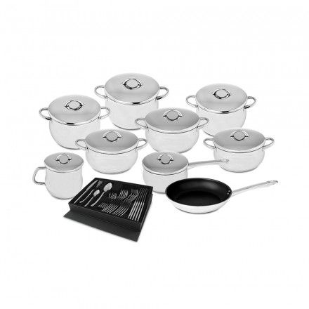 Conjunto 9 pe�as + faqueiro SILAMPOS DOMUS