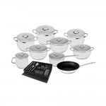 Conjunto 9 pe�as + faqueiro SILAMPOS DOMUS