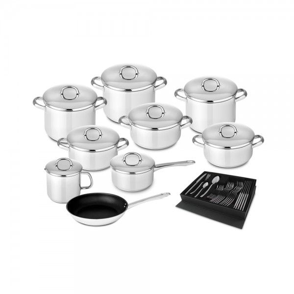 Conjunto 9 Pe�as + Faqueiro SILAMPOS EUROPA