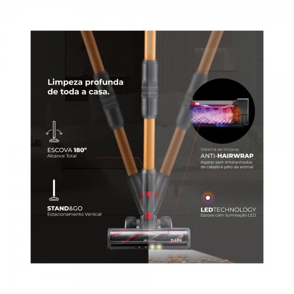Aspirador Vertical FLAMA Pro Force Flex 75 1647FL
