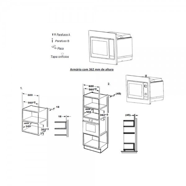 Micro-ondas de Encastre JUNEX JMO 820 IX