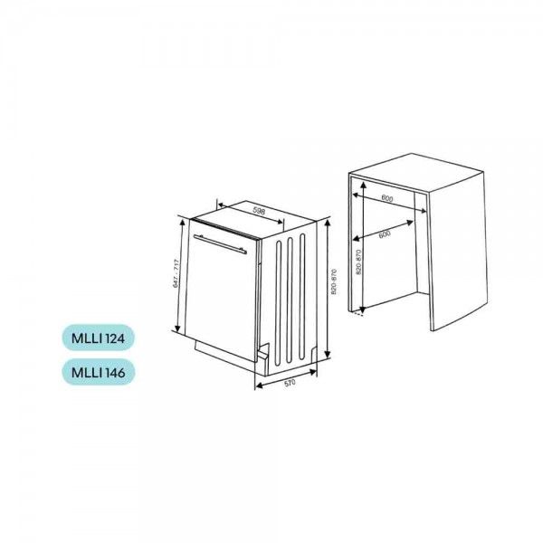 M�quina de Lavar Loi�a MEIRELES MLLI1462