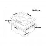 Placa a G�s MEIRELES MG4755X