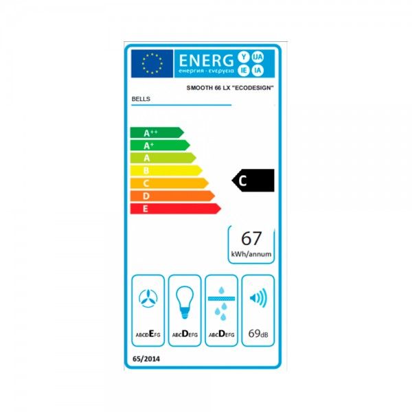 Exaustor TECNOGAS Smooth 66 LX