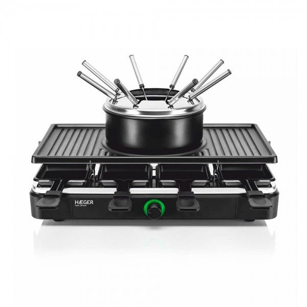 Conjunto Fondue, Grelhador e Raclette HAEGER Cool Dinner GR-FRG.016A