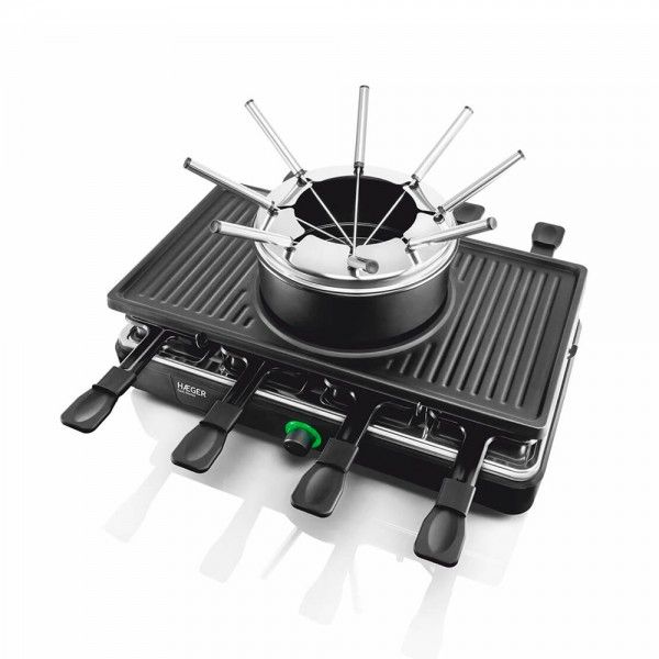 Conjunto Fondue, Grelhador e Raclette HAEGER Cool Dinner GR-FRG.016A
