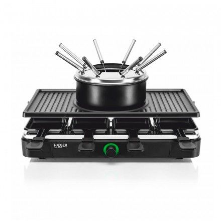 Conjunto Fondue, Grelhador e Raclette HAEGER Cool Dinner GR-FRG.016A