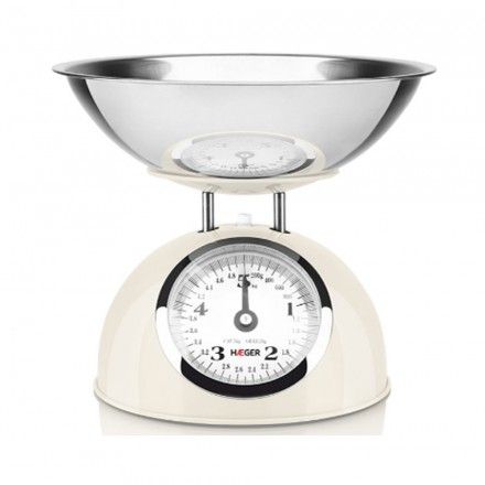 Balan�a de Cozinha Mec�nica HAEGER Pastel Cream