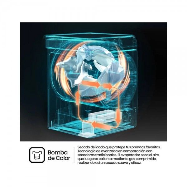 Máquina de Secar Roupa HISENSE DHQE800BW2 Máquina de Secar Roupa HISENSE DHQE800BW2