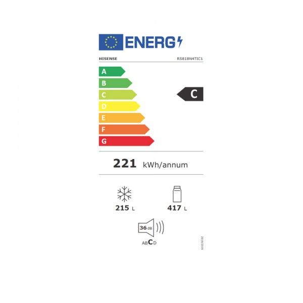 Frigor�fico Americano HISENSE RS818N4TIC