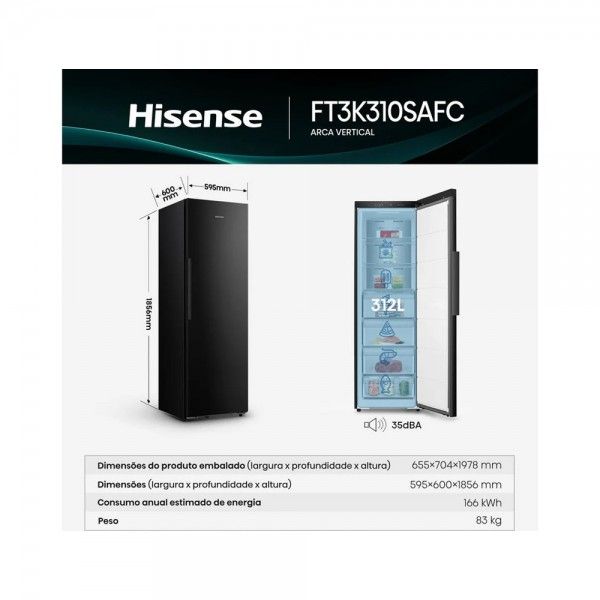 Arca Vertical HISENSE FT3K310SAFC