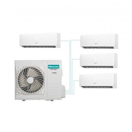 Ar Condicionado 4x1 HISENSE 4AMW81 (Unidade Interior e Unidade Exterior)