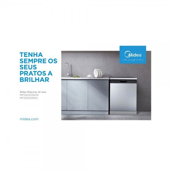 M�quina de Lavar Loi�a MIDEA MFD60S090W
