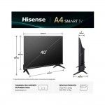 TV HISENSE 40" 40A4Q (LED - Full HD - Smart TV - 102 cm)