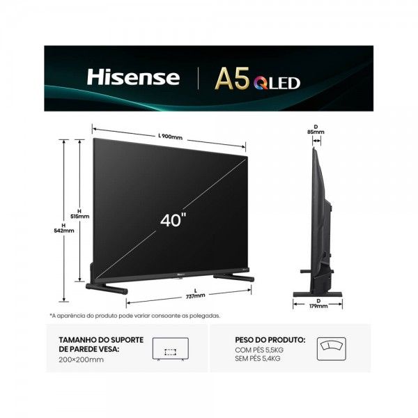 TV HISENSE 40