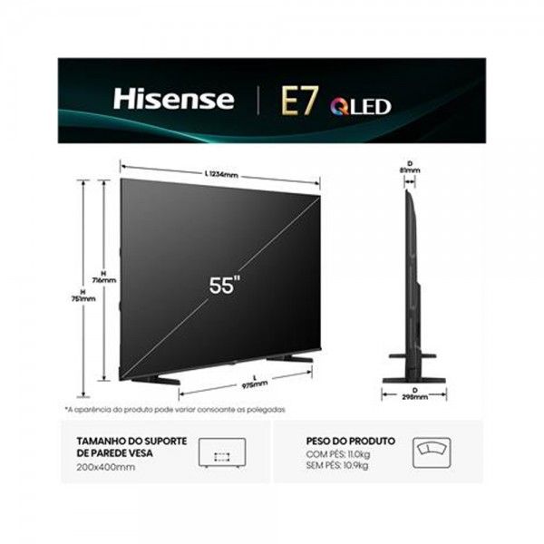 TV HISENSE 55