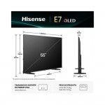 TV HISENSE 55" 55E7Q (QLED - UHD 4K - Smart TV - 140 cm)