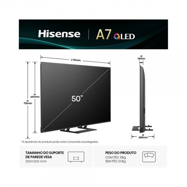 TV HISENSE 50