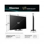 TV 50" HISENSE 50U7Q (Mini-LED - 4K UHD - SmartTV - 127 cm)