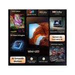TV HISENSE 55" 55U7Q (MiniLED - 4K Ultra HD - SmartTV - 140 cm)