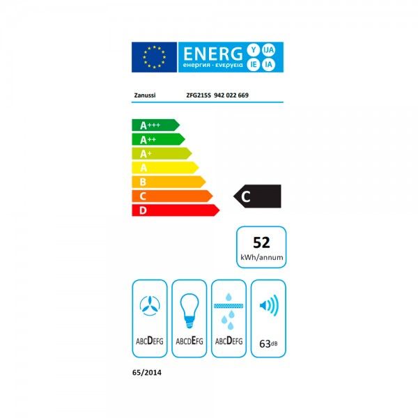 Exaustor de Encastre ZANUSSI ZFG215S