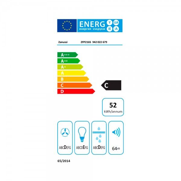 Exaustor Telesc�pico ZANUSSI ZFP216S