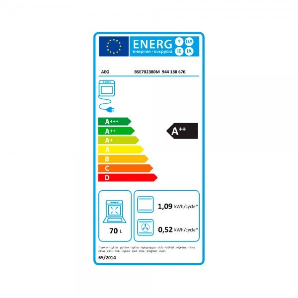 Forno a vapor AEG BSE782380M