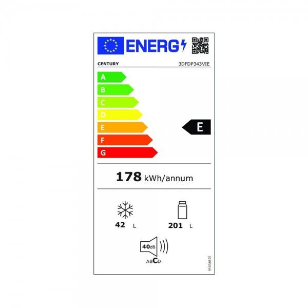 Frigorifico CENTURY 3DFDP343VIE